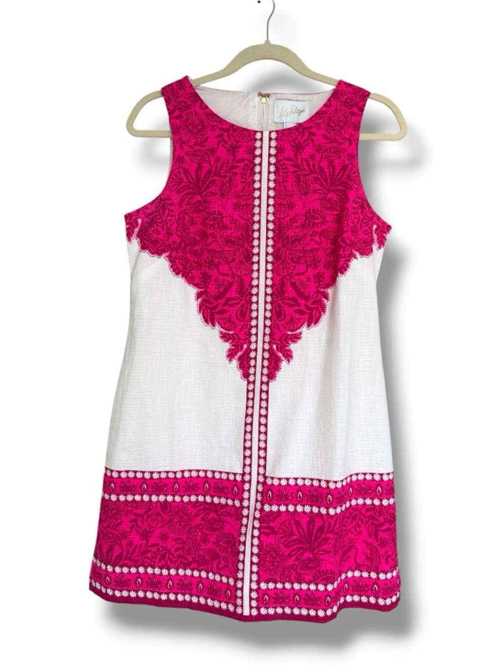 NWT Lilly Pulitzer Mina Sleeveless Romper-Passion Fruit Pink Jungle Escape Sz 6 - Picture 2 of 14